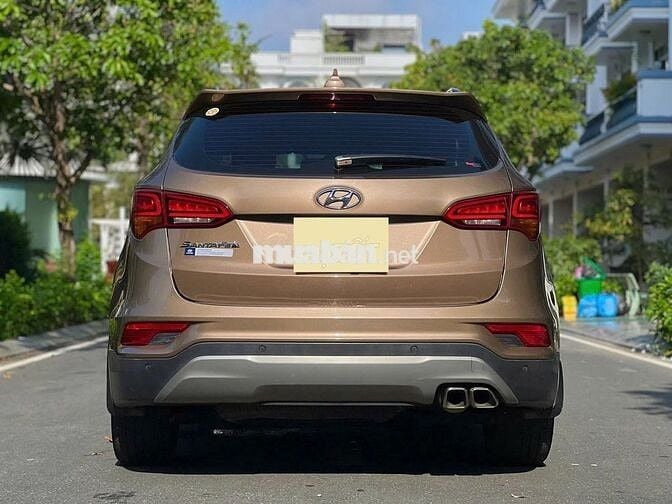 Bán xe Santafe 2.4AT 2017 máy xăng zin