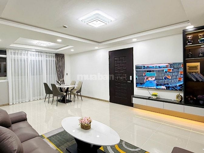 Căn góc 81m2 Hoàng Kim Thế Gia, sổ hồng sẵn, nhà mới, nội thất