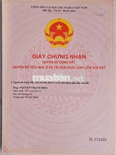 BÁN ĐẤT - 630m2 - MẶT TIỀN ĐƯỜNG DƯƠNG VĂN HẠNH - CẦN GIỜ, TP.HCM