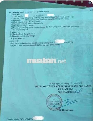 98m sát ga Metro 05, đại lộ Thăng Long tiềm năng tang giá tốt!