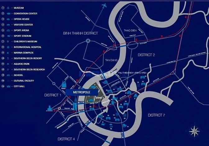 Bán Căn hộ tại The Metropole Thủ Thiêm Galleria Residence 3PN 107m2
