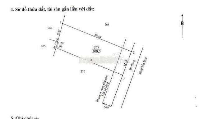Quá đẹp, 500m2 đất vườn view sông cực đẹp, 500tr