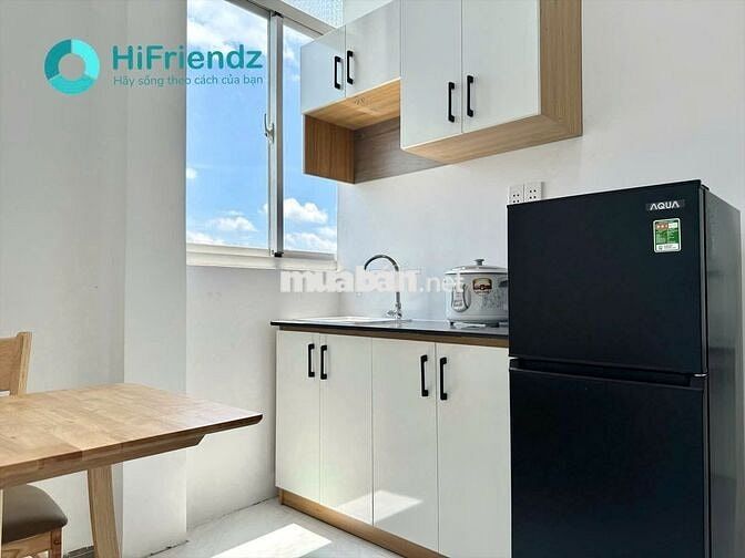 CHO THUÊ CĂN HỘ 1PN DẠ NAM QUẬN 8 - FULL NỘI THẤT - CỬA SỔ TRỜI