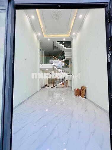 Nhà Mới Xây DT 260m2 1Trệt 1Lửng 3Lầu 4Pn 5Wc Sân Thượng Sẳn Máy Lạnh