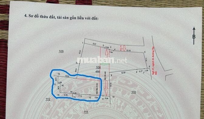Đất thổ cư TDP Phú Thứ, ngõ 27 đường Tây Mỗ