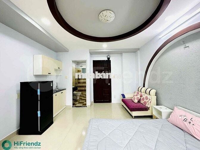 Cho Thuê Studio Balcon 30m2 Giặt Riêng 3ng2xe Ngay ĐH Bách Khoa Quận 1