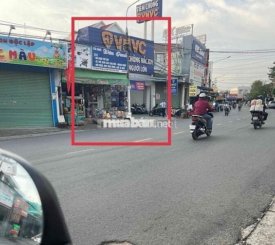 cho thuê mb đối diện trường thcs trảng dài