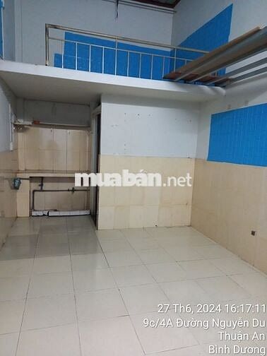Phòng trọ 18m2 4D/4A Nguyễn Du, phường Bình Hòa, thành phố Thuận An.