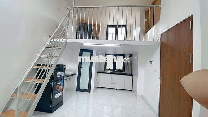Căn hộ Chu Văn An Bình Thạnh gần đại học full nội thất gác xép