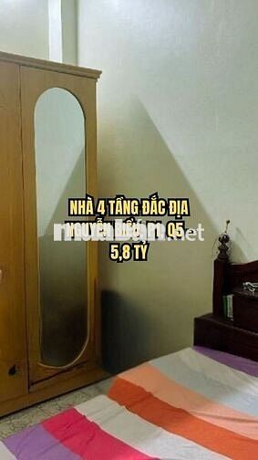 🌟 NHÀ 4 TẦNG ĐẮC ĐỊA NGUYỄN BIỂU, P1, Q5 – 5,X TỶ