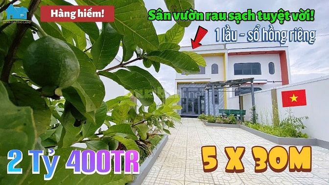 ALO....ALO em...sở hữu ngay NHÀ SÂN VƯỜN SIÊU ĐẸP 5X31M SHR