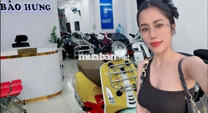 Vespa siêu cọp 3.600km tặng Full phụ kiện hãng