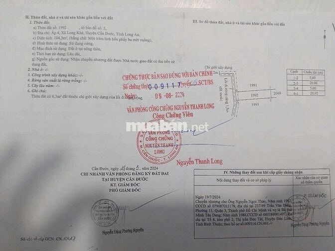 Cháy nhà nên cần ra lô đất để xoay sở