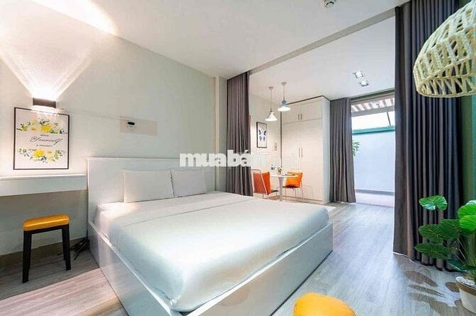 CĂN HỘ BAN CÔNG 40m2  ÁNH SÁNG TỐT NỘI THẤT FULL NGAY CHỢ BÀ CHIỂU