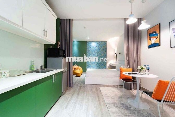 CĂN HỘ BAN CÔNG 40m2  ÁNH SÁNG TỐT NỘI THẤT FULL NGAY CHỢ BÀ CHIỂU