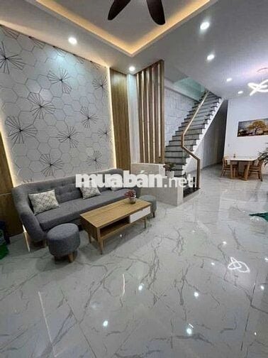 10tr Nhà 1T1L Phú Hòa mặt nhựa 5m sân oto 3pn full nội thất