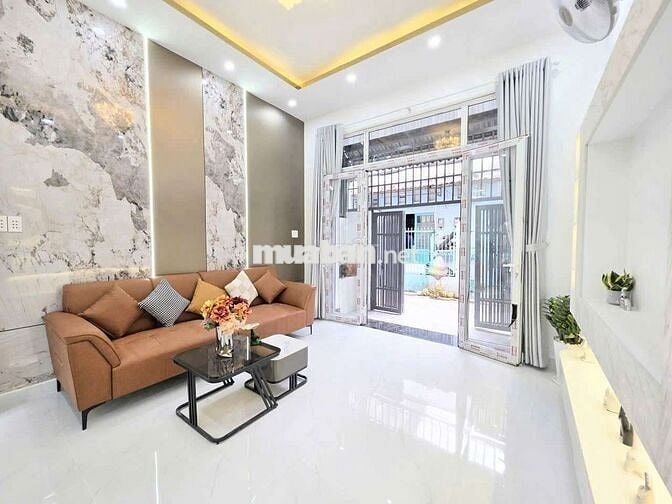 Nhà hxh shr hoàn công đủ Huỳnh Tấn Phát hỗ trợ vay Nhà Bè 3 tầng 4pn