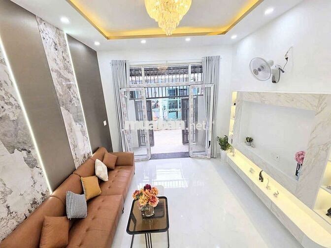 Nhà hxh shr hoàn công đủ Huỳnh Tấn Phát hỗ trợ vay Nhà Bè 3 tầng 4pn