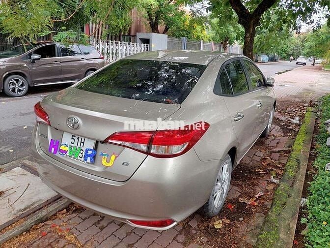 TOYOTA VIOS 1.5G, 2020, vàng, 18.500 km, 405 trđ