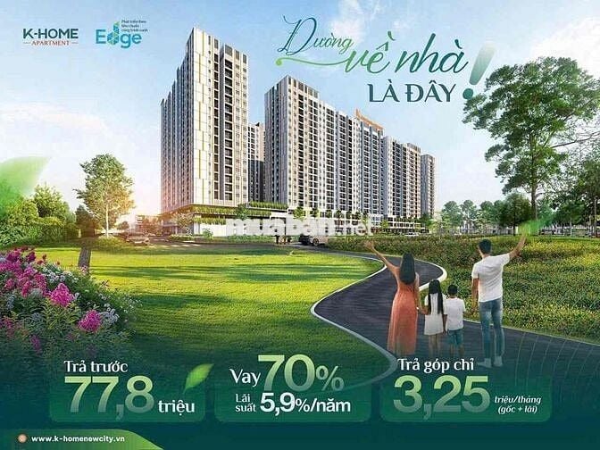 NHÀ Ở XÃ HỘI HOÀ PHÚ - K-HOME NEW CITY MỞ BÁN
