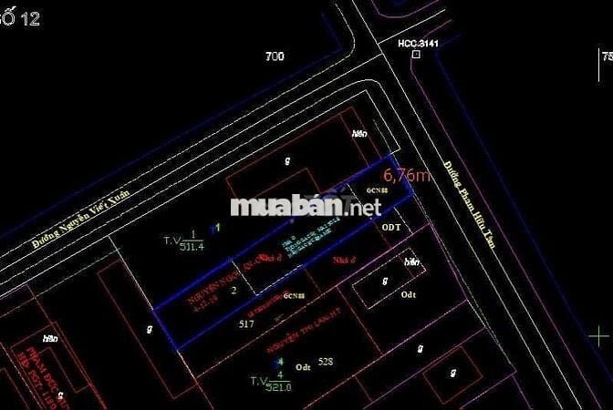 Bán nhà mặt tiền đường phạm hữu tâm , vị trí kinh doanh, ngang 7m