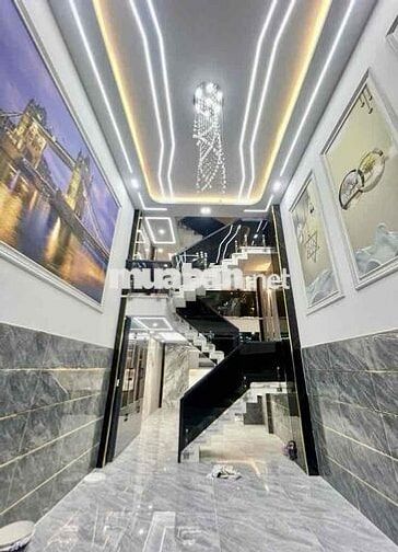 Nhà 5 tầng, đẹp mới tinh,full nội thất, gần Ql 1a- Bình  Tân.