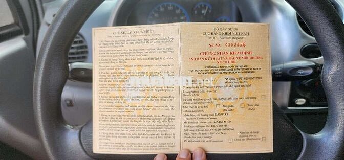 Deawoo Matiz 1999 0.8 MT, chính chủ ủy quyền