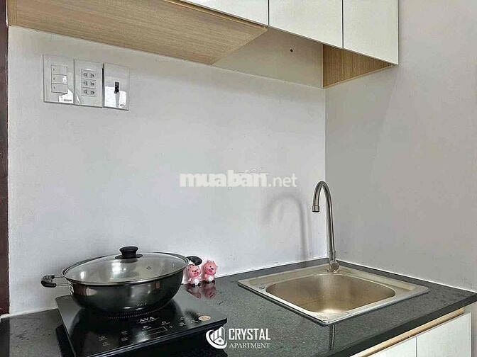 CHDV full nội thất studio ban công, cửa sổ cực thoáng ngay Etown TB