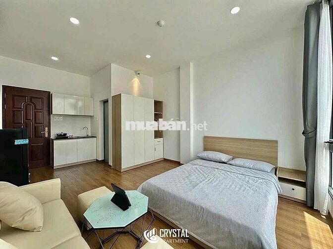 CHDV full nội thất studio ban công, cửa sổ cực thoáng ngay Etown TB