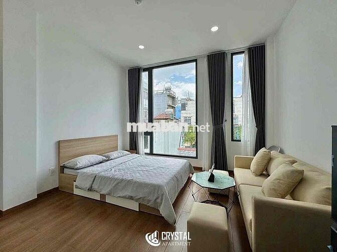 CHDV full nội thất studio ban công, cửa sổ cực thoáng ngay Etown TB