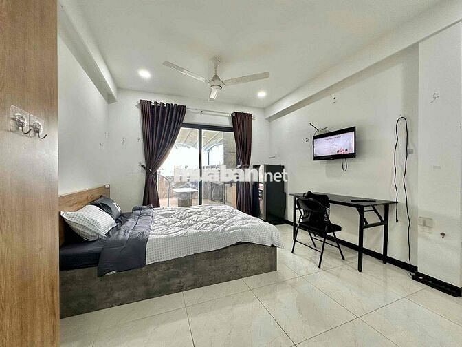 Cho Thuê Căn Hộ 1 Phòng Ngủ Bancol Tách Bếp Tiện Di Chuyển Các Trường