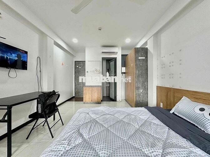 Cho Thuê Căn Hộ 1 Phòng Ngủ Bancol Tách Bếp Tiện Di Chuyển Các Trường