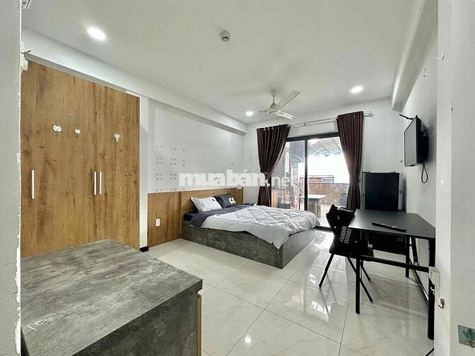 Cho Thuê Căn Hộ 1 Phòng Ngủ Bancol Tách Bếp Tiện Di Chuyển Các Trường