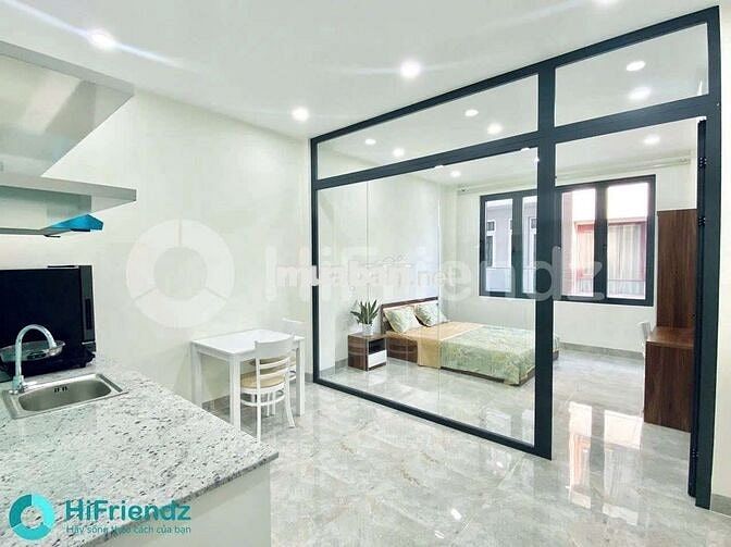 CHO THUÊ CĂN HỘ DỊCH VỤ FULL NỘI THẤT 1PN VÀ STUDIO CỬA SỔ TRỜI