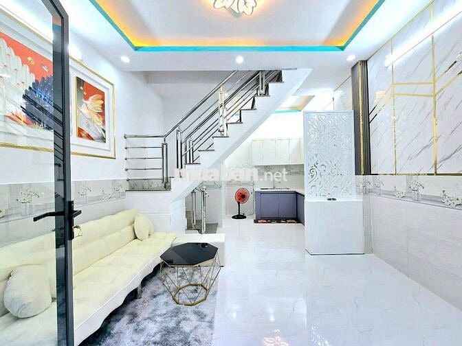Nhà Q12 Gần Chung Cư Thạnh Xuân 2pn, ban công 840 triệu MiễnTrung Gian