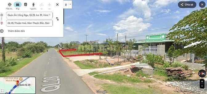 Cho thuê mặt bằng kinh doanh mặt tiền Quốc Lộ 28, diện tích lớn: 1.800