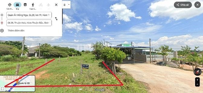 Cho thuê mặt bằng kinh doanh mặt tiền Quốc Lộ 28, diện tích lớn: 1.800