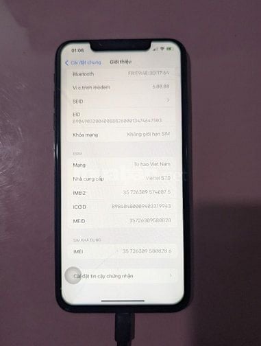 Pass iPhone XS Max quốc tế bản Mỹ giá tốt 