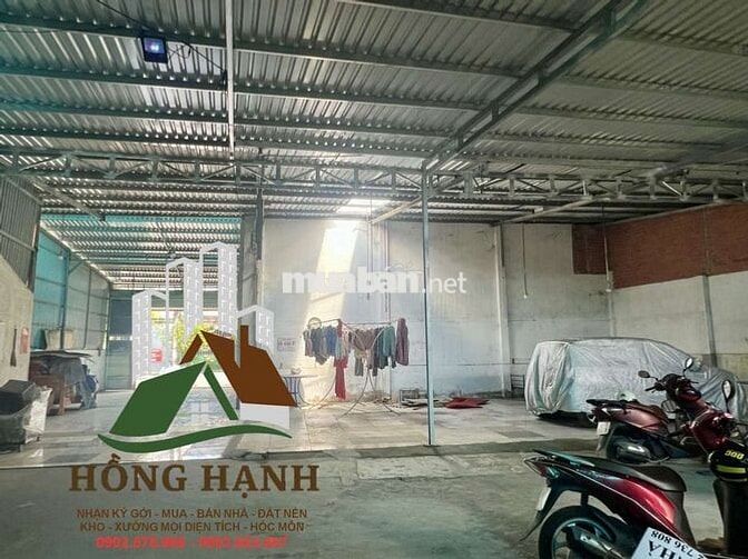 KHO XƯỞNG CHO THUÊ 300 M2 – NGUYỄN THỊ THỬ - XTS - GIÁ 14 TRIỆU/ THÁNG