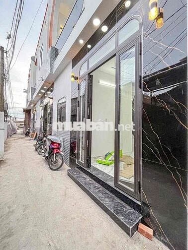 NHÀ LẦU MỚI XÂY, 3 PHÒNG NGỦ, FULL NỘI THẤT. CÁCH CHỢ AN BÌNH 200M