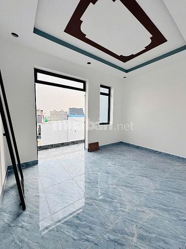 nhà bán 2 căn nhà 4,7x14 gồm 1 trệt 2 lầu 4 phòng thị trấn cần giuộc