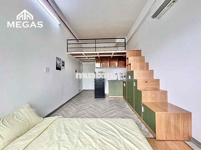 Phòng trọ 30m2 Ngay Phan Văn Trị ban công full nội thất