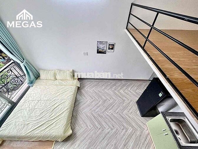 Phòng trọ 30m2 Ngay Phan Văn Trị ban công full nội thất