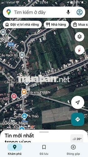 Đất thổ cư một phần hẻm cầu Bà Giáo