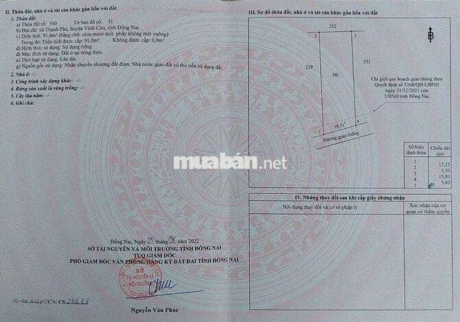 Nhà sổ riêng thổ cư Phường Tân Triều