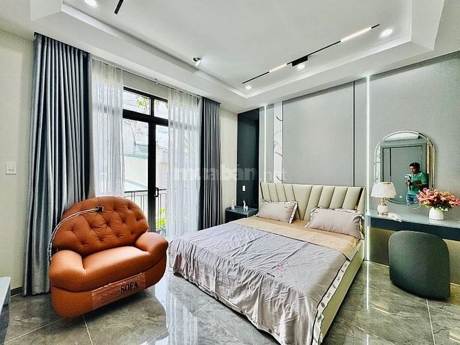 Nhà 4 Lầu tuyệt đẹp Cao cấp hẻm xe hơi 6m 417/ Lê Văn Thọ, P9, Q.GV
