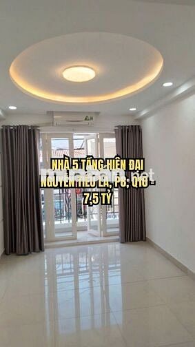 🌟 NHÀ 5 TẦNG HIỆN ĐẠI NGUYỄN TIỂU LA, P8, Q10 – 7,X TỶ