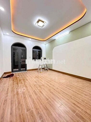 NHÀ MỚI 1/ HẺM THÔNG Ô TÔ - GẦN NGÃ TƯ BỐN XÃ, DT: 4m x 10m (40m²).