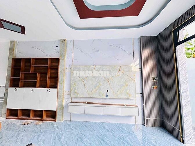 nhà bán 2 căn nhà 4,7x14 gồm 1 trệt 2 lầu 4 phòng thị trấn cần giuộc