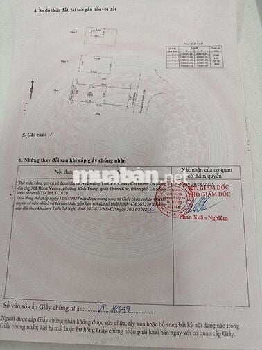 Cần bán nhà biệt thự khu phố chợ Quan Nam Hoà liên